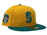 Seattle Mariners 2023 All Star Game Taxi Yellow Icy Brim Fitted Hats