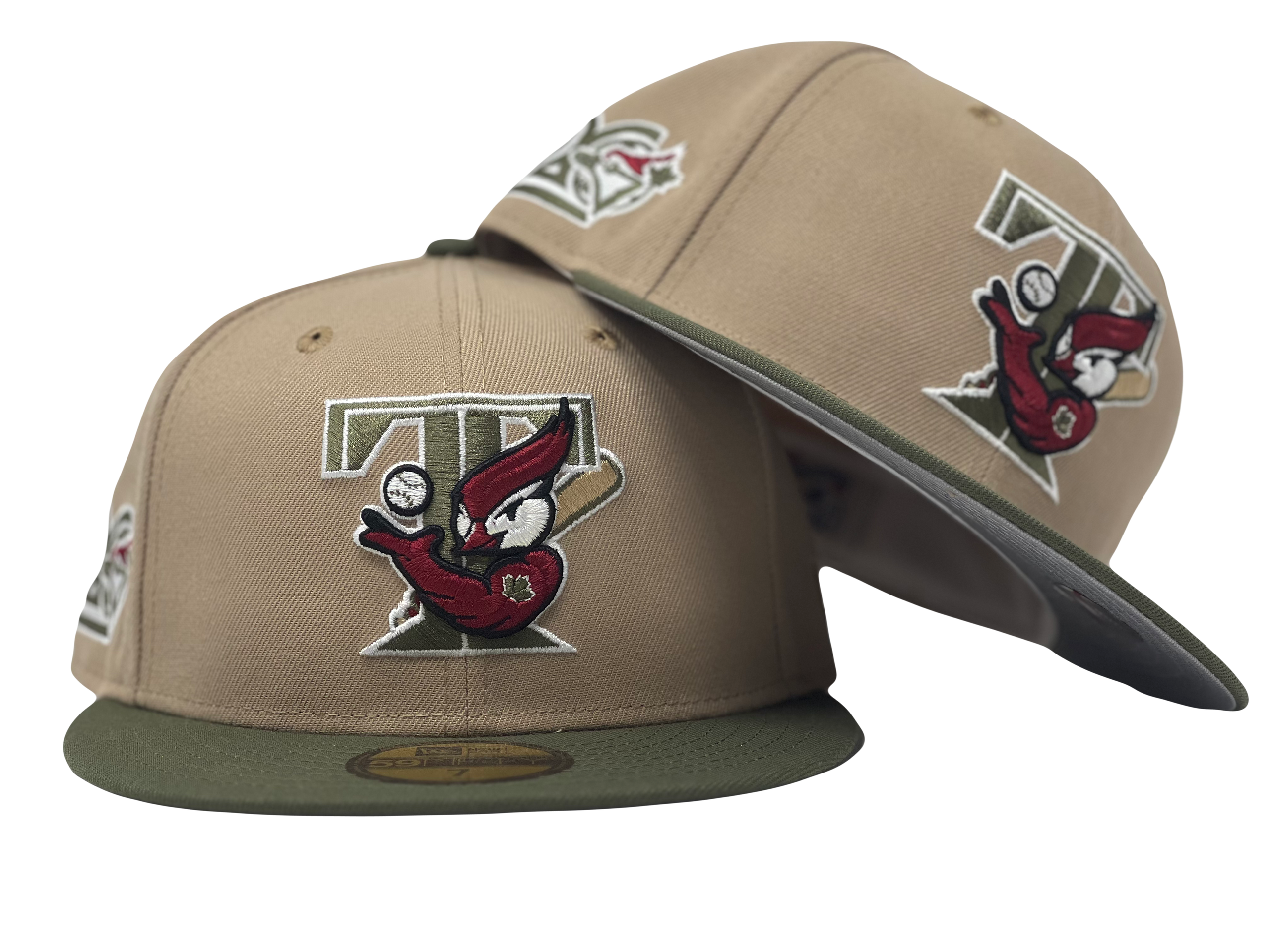 Toronto Blue Jays 20th Anniversary Gray Brim New Era Fitted Hat