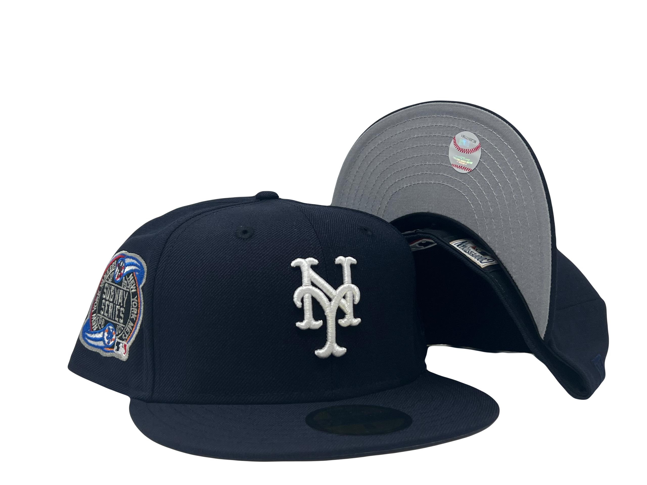New York Mets Subway Series Navy New Era Fitted Hat