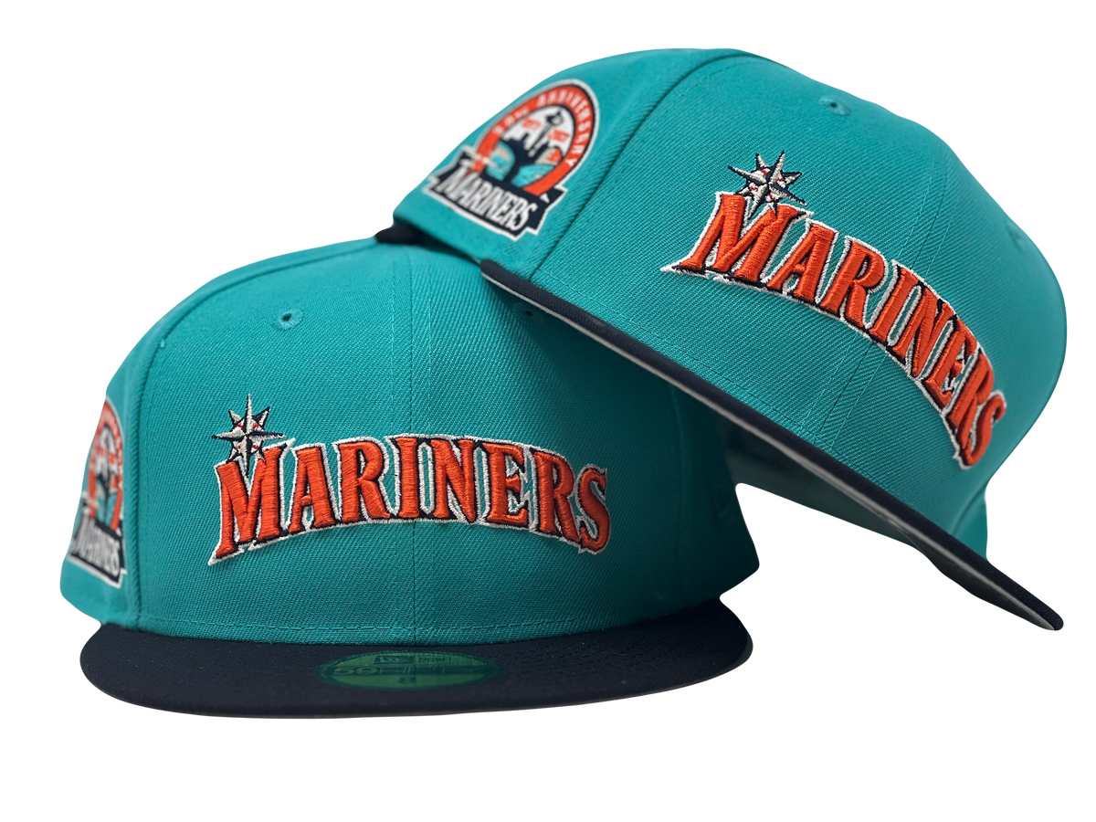 Seattle Mariners 30th Anniversary Gray Brim New Era Fitted Hats