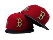 Boston Red Sox 90th Anniversary Fenway Park Gray Brim New Era Fitted Hat