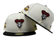 Arizona Diamondbacks 2001 World Series Gray Brim New Era Fitted Hat