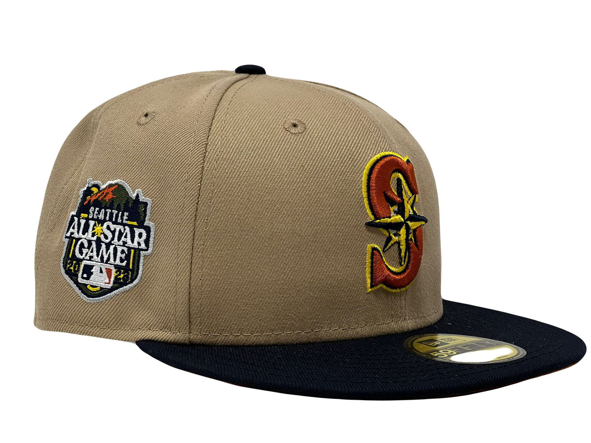 Seattle Mariners 2023 All Star Game Rust Orange Brim New Era Fitted Hat