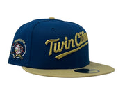 Minnesota Twins Bomb Squad Seashore Vegas Gold New Era Fitted Hat