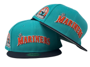 Seattle Mariners 30th Anniversary Gray Brim New Era Fitted Hats