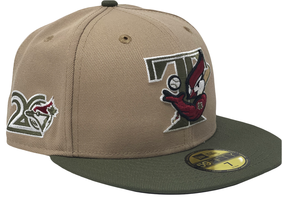 Toronto Blue Jays 20th Anniversary Gray Brim New Era Fitted Hat