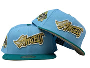 Los Angeles Angels 60th Anniversary "Sunrise Pack" Camel Brim 59Fifty New Era Fitted Hat