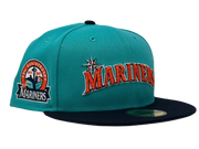 Seattle Mariners 30th Anniversary Gray Brim New Era Fitted Hats
