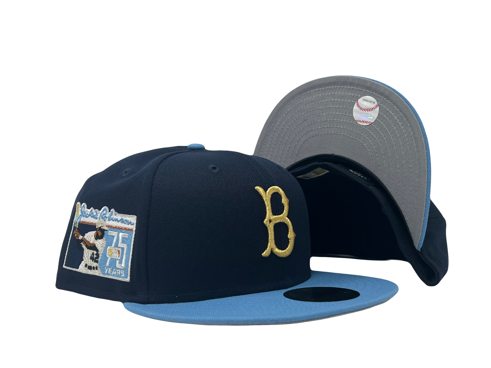 Brooklyn Dodgers Jackie Robinson 75th Anniversary New Era Fitted Hat