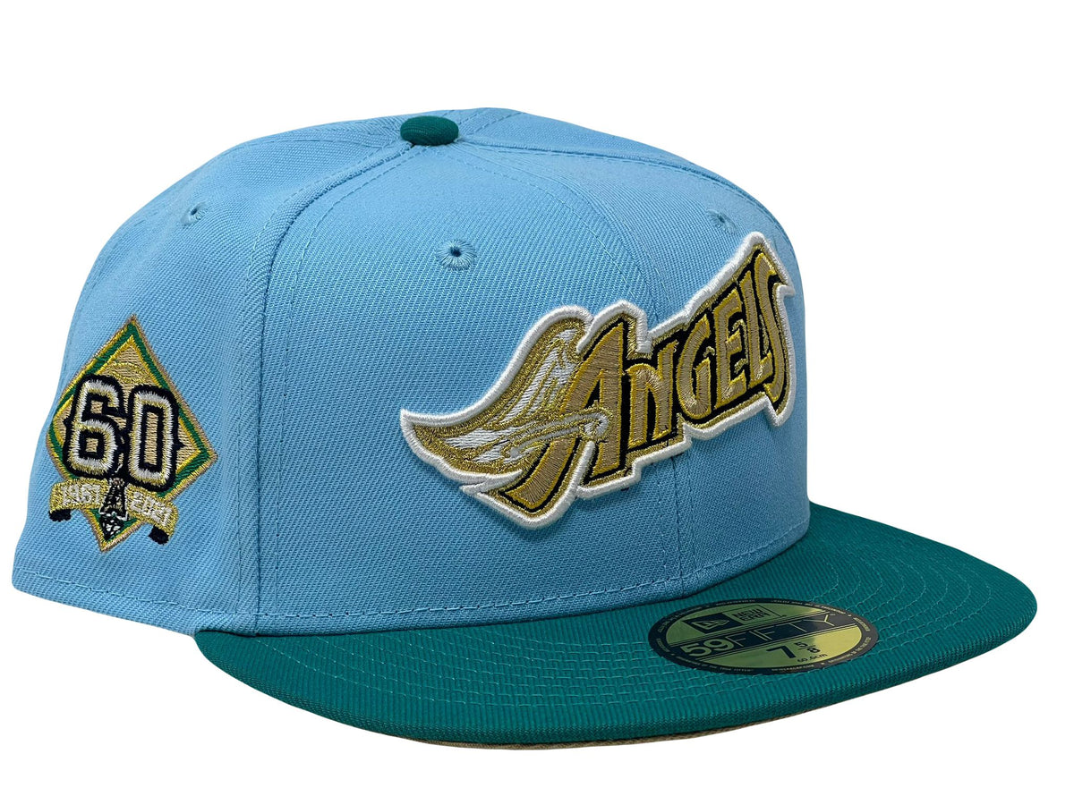 Los Angeles Angels 60th Anniversary "Sunrise Pack" Camel Brim 59Fifty New Era Fitted Hat