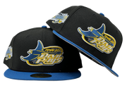Tampa Bay Rays Devils Gray Brim New Era Fitted Hat To Match Air Jordan 3 Wizards