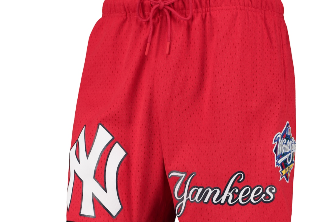 NEW YORK YANKEES MLB PRO STANDARD 1999 WORLD SERIES MESH SHORTS