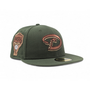 Arizona Diamondbacks 1998 Inaugural Season Fitted Hats Olive Green