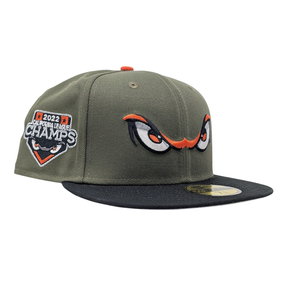 Lake Elsinore Storm 2022 California League Champs hats-Olive Black