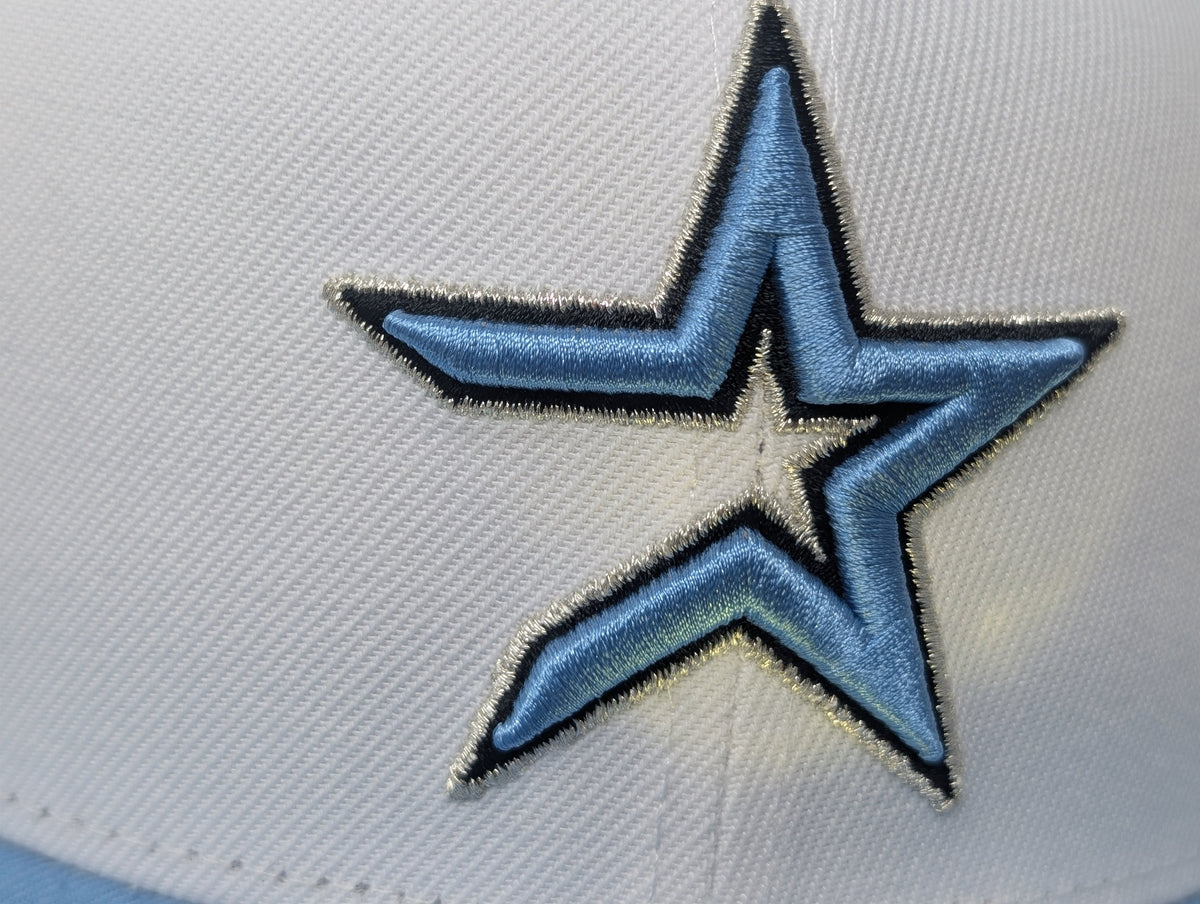 Houston Astros 2005 World Series New Era Fitted Hats-White Sky