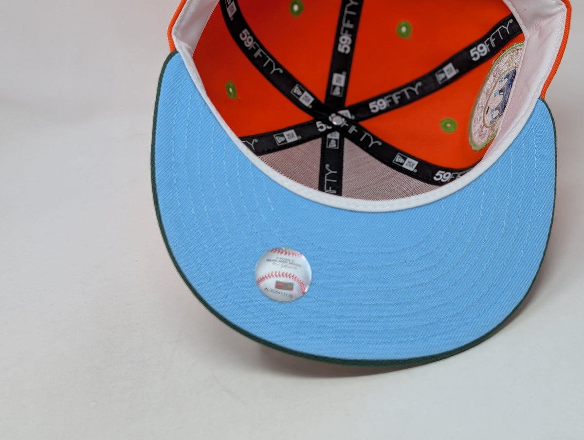 Kansas City Royals Raised Royal Icy Brim Fitted Hats
