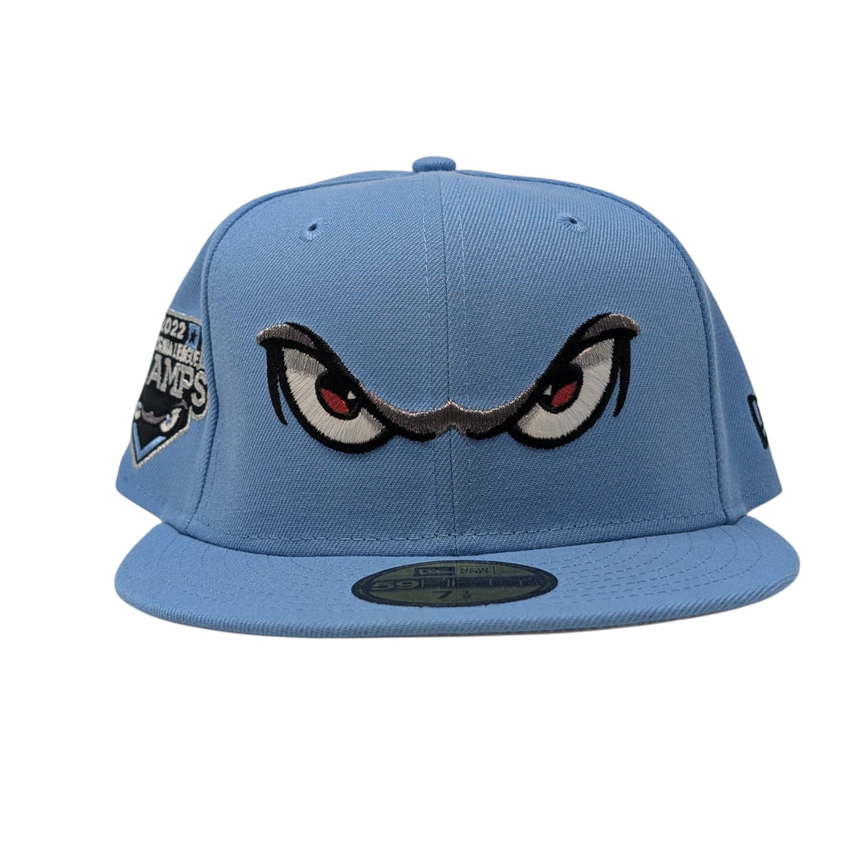 Lake Elsinore Storm 2022 California League Champs Fitted Hats-Sky Blue