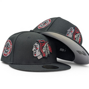 Chicago Blackhawks 1991 All Star Game "Cherry Pack" Fitted Hats