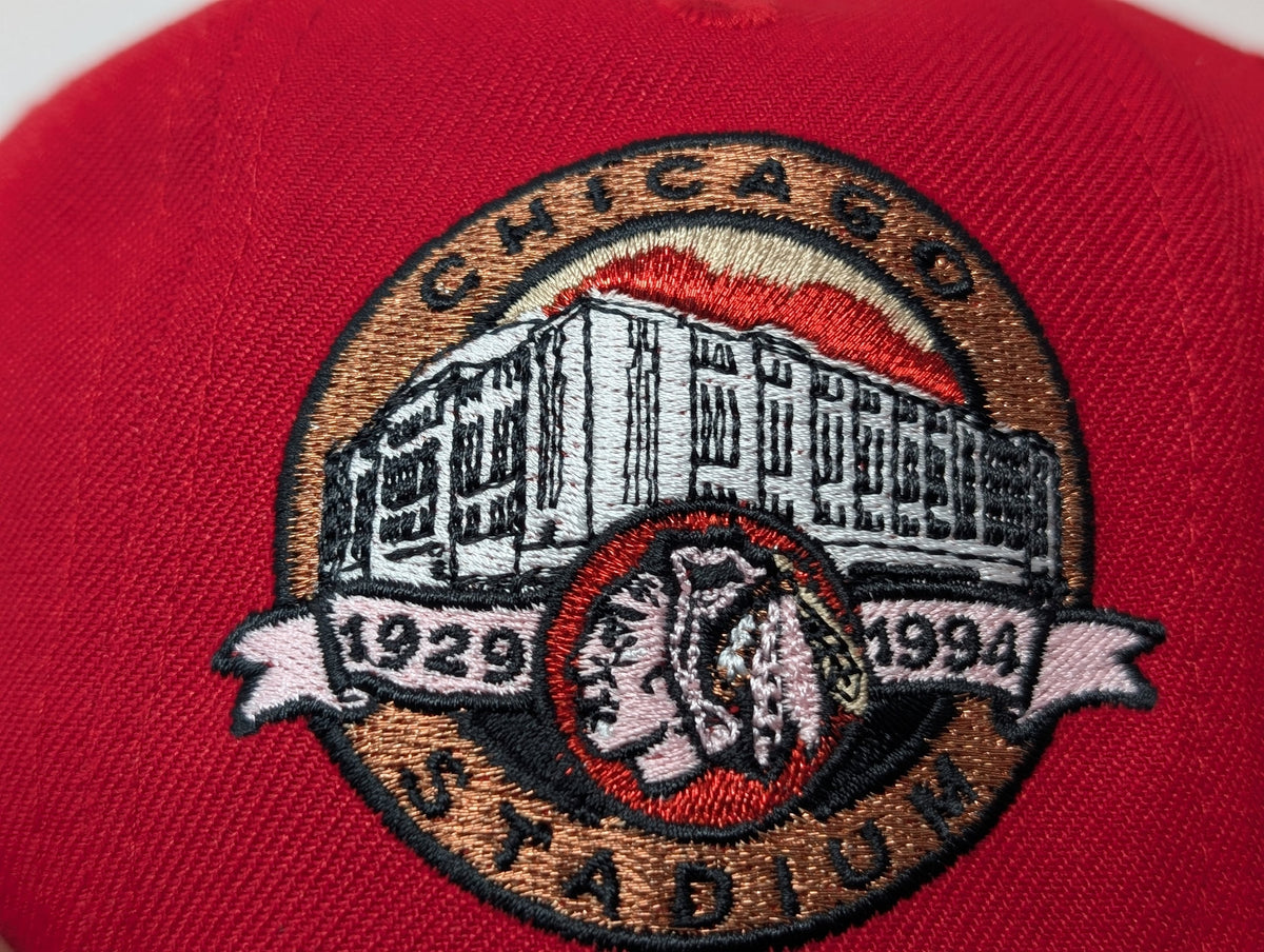 Chicago Blackhawks Pink Brim NHL New Era Fitted Hats