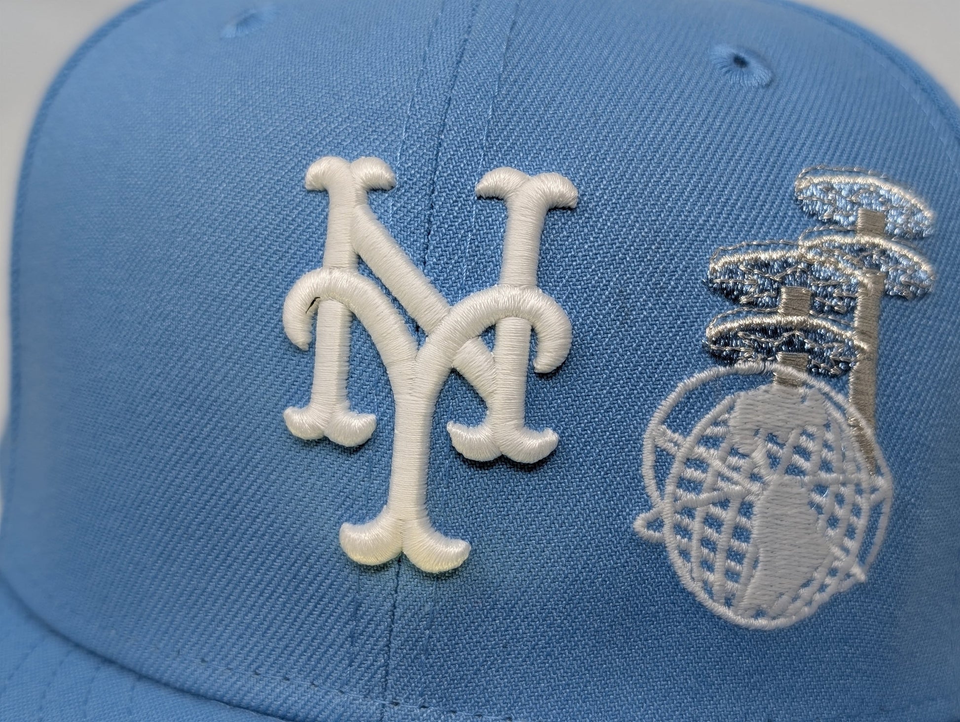 New York Mets 1986 World Series Corona Park Glow Front logo Fitted Hats