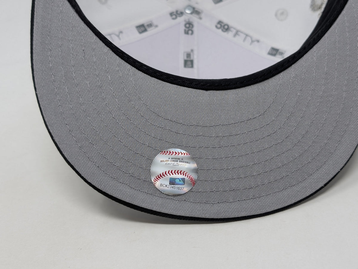 New York Yankees 2024 World Series Fitted Hats-White Black