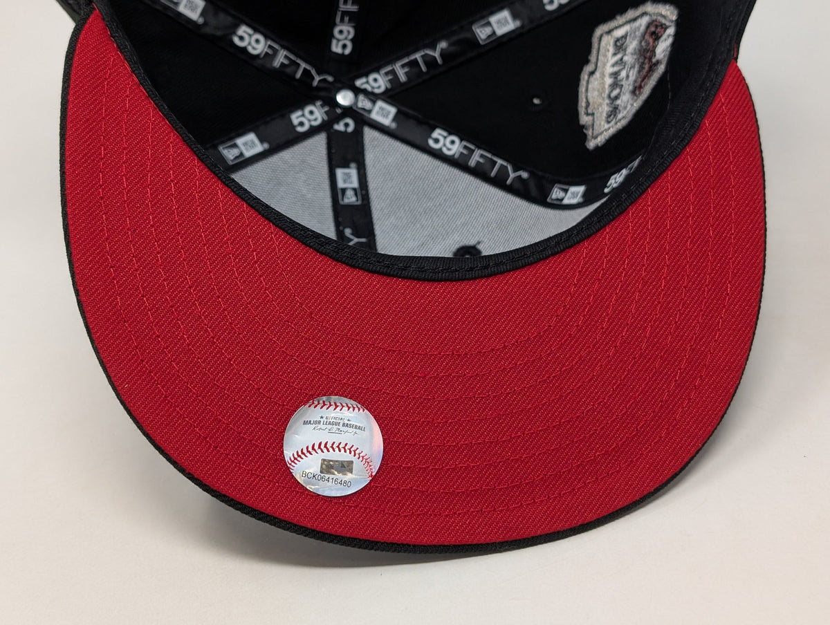 Arizona Diamondbacks 1998 Season "Cherry Pack" Red Brim Fitted Hats