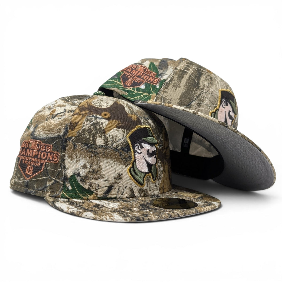 Birmingham Barons 2025 Southern League Real Tree 59Fifty Fitted Hat