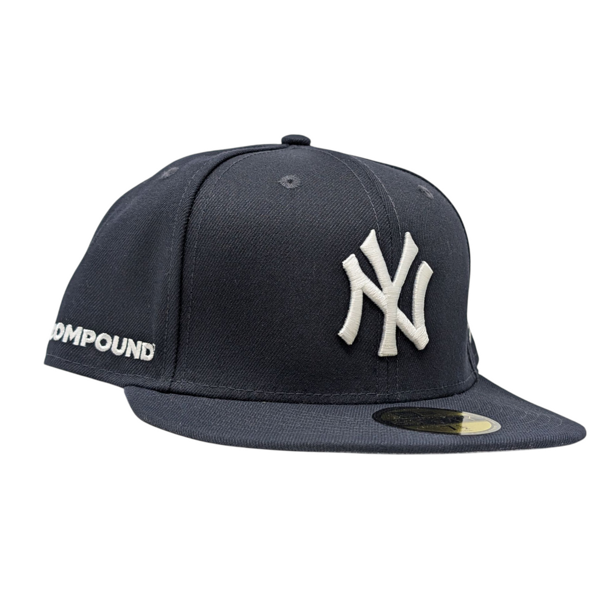 New York Yankees Compound New Era Navy Blue Fitted Hats