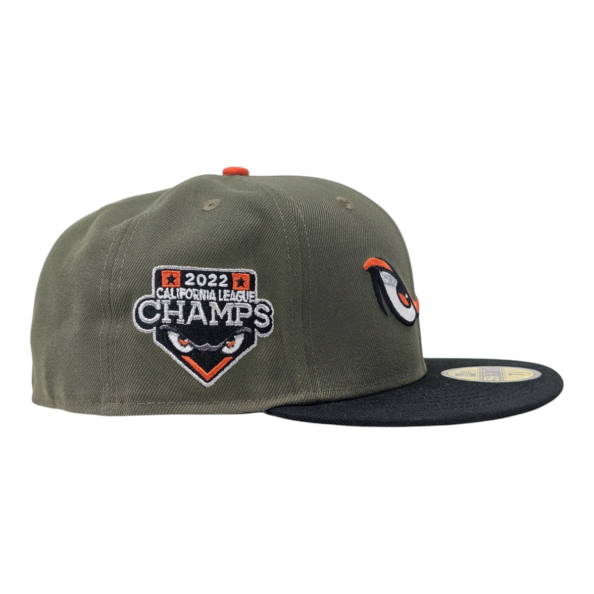 Lake Elsinore Storm 2022 California League Champs hats-Olive Black