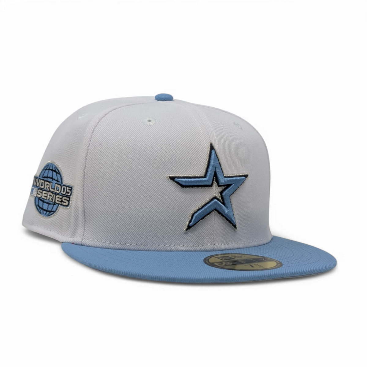Houston Astros 2005 World Series New Era Fitted Hats-White Sky