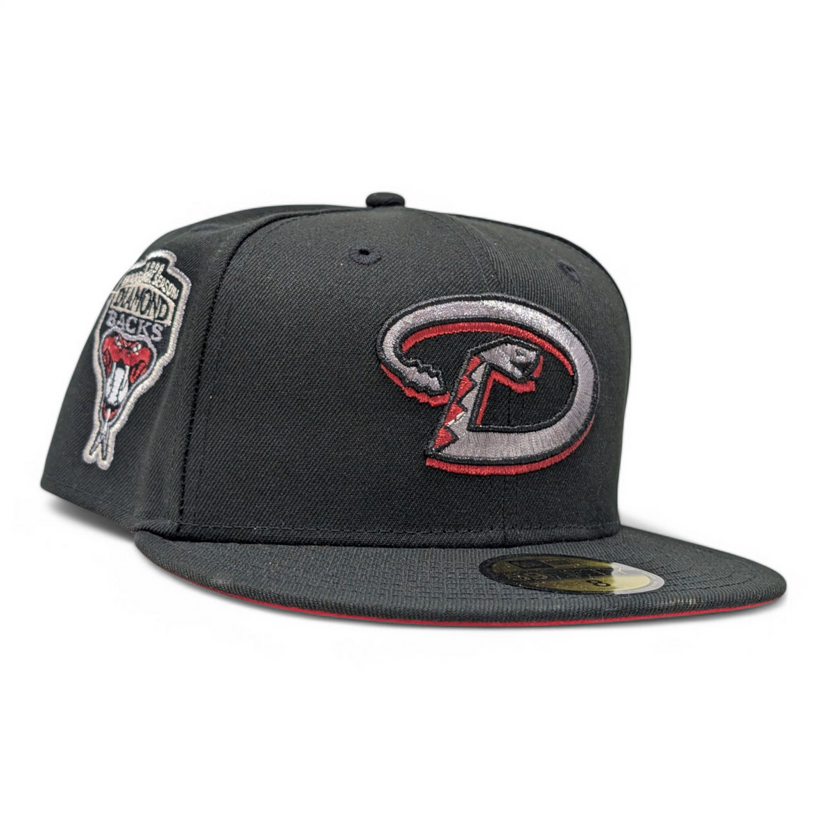 Arizona Diamondbacks 1998 Season "Cherry Pack" Red Brim Fitted Hats