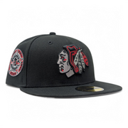 Chicago Blackhawks 1991 All Star Game "Cherry Pack" Fitted Hats