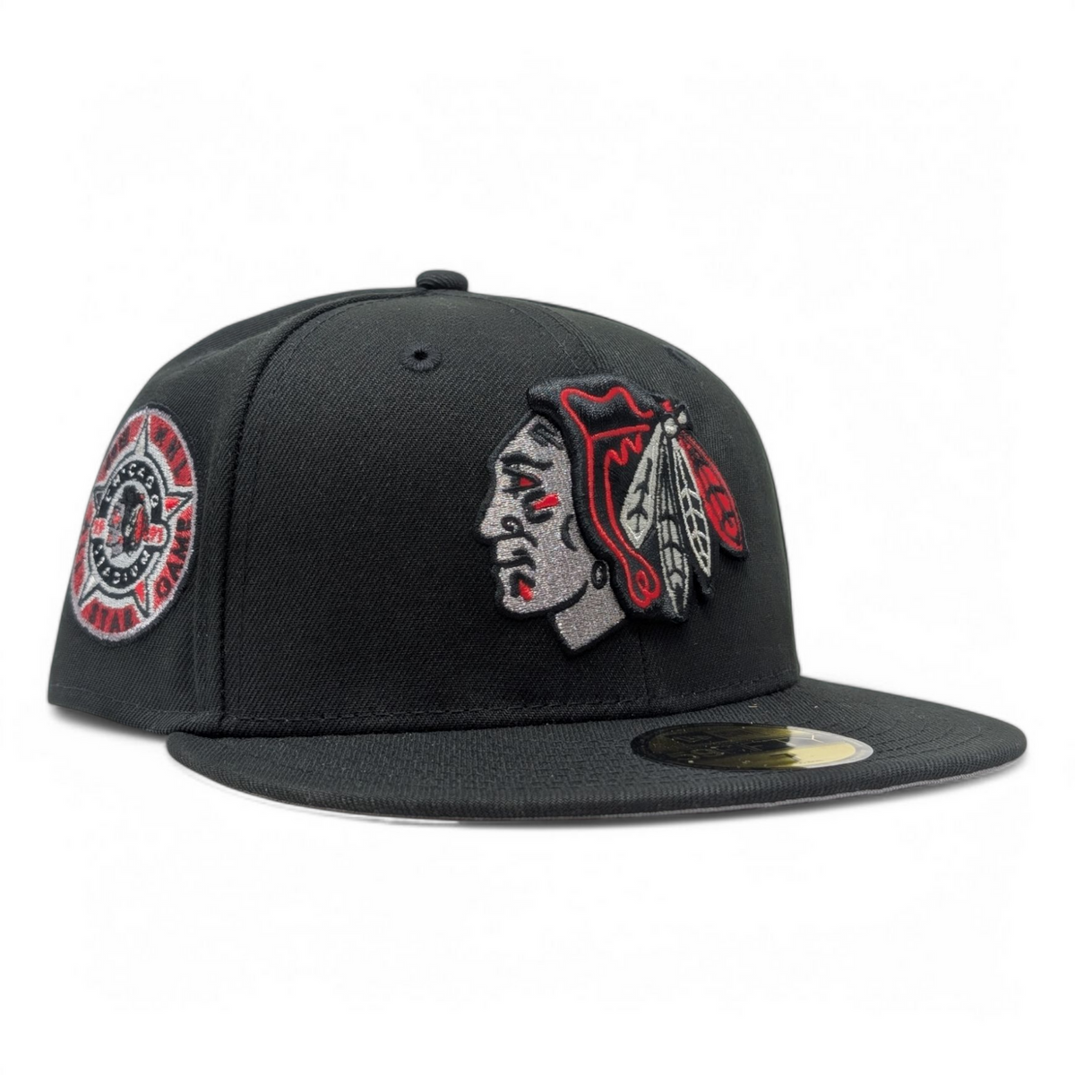 Chicago Blackhawks 1991 All Star Game "Cherry Pack" Fitted Hats
