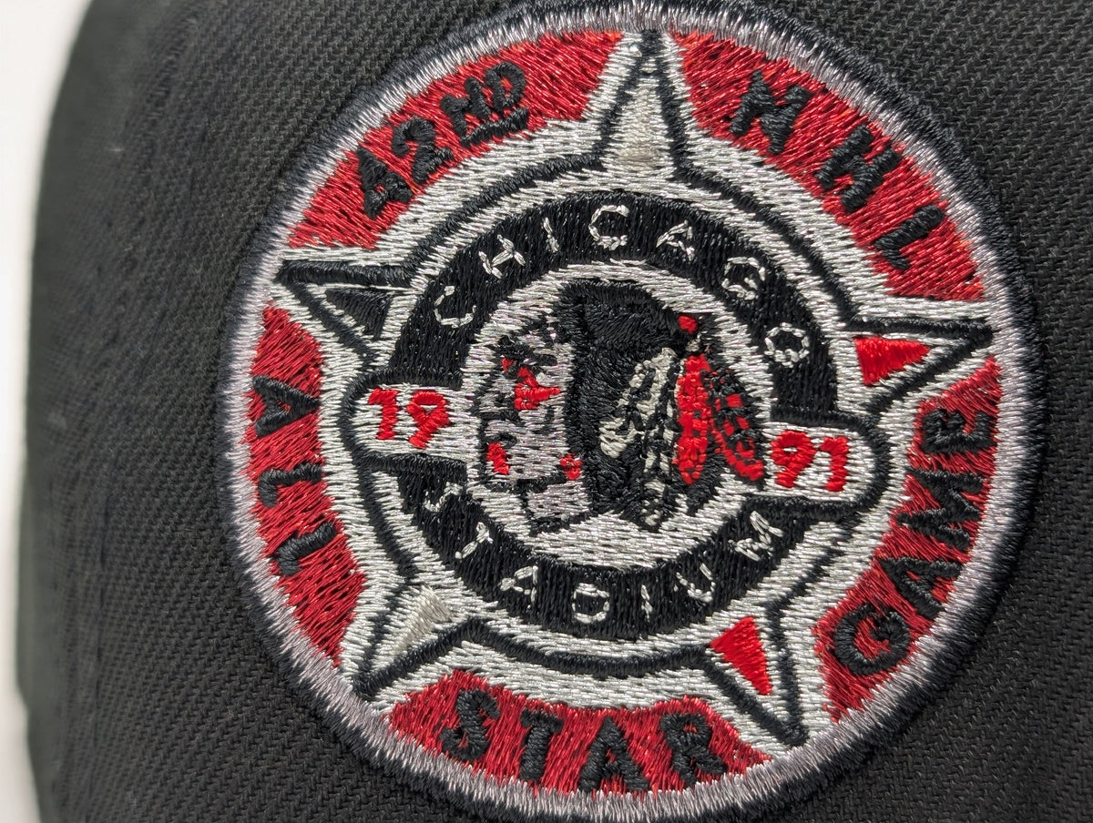 Chicago Blackhawks 1991 All Star Game "Cherry Pack" Fitted Hats
