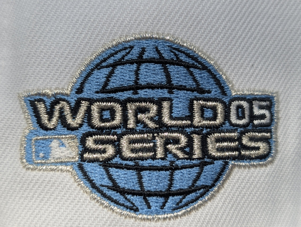 Houston Astros 2005 World Series New Era Fitted Hats-White Sky