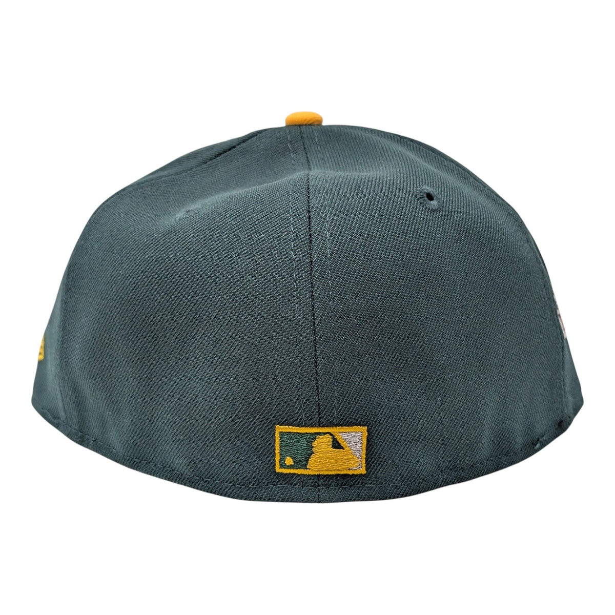 Oakland Athletics Battle of the Bay 1989 World Series Fitted Hats-Green