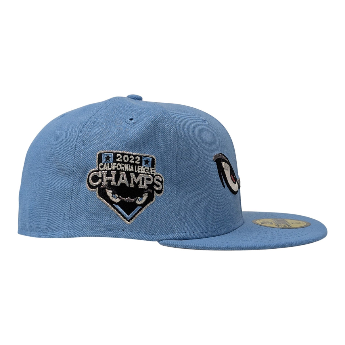 Lake Elsinore Storm 2022 California League Champs Fitted Hats-Sky Blue