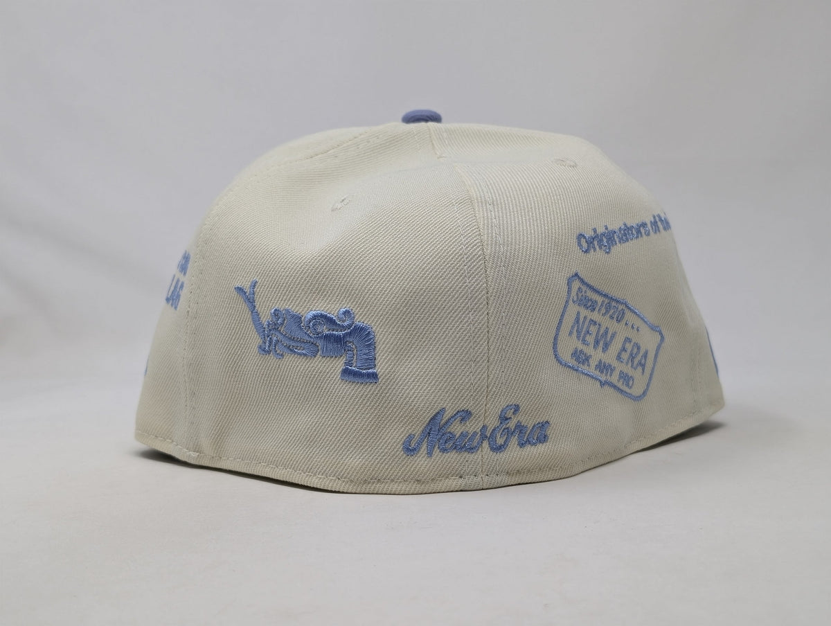 Mexico New Era 59Fifty New Era Fitted Hats- Chrome Lavender